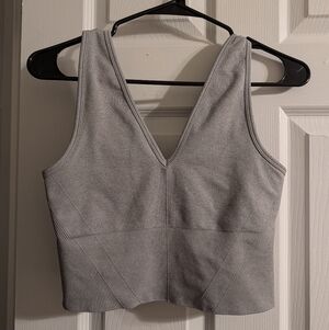 Gray Athletic Tank Top